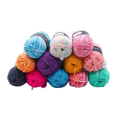 4 Ply Wool Crochet Knitting Thread for Sweater Accepted OEM/ODM and Milk Cotton Material