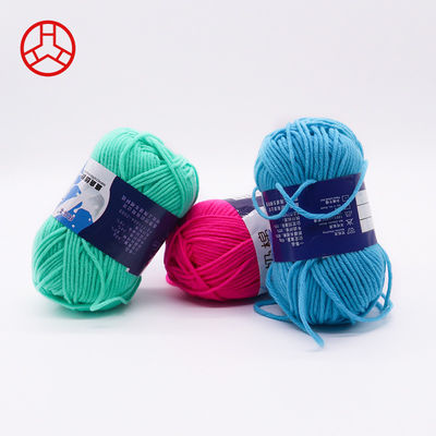 4 Ply Wool Crochet Knitting Thread for Sweater Accepted OEM/ODM and Milk Cotton Material