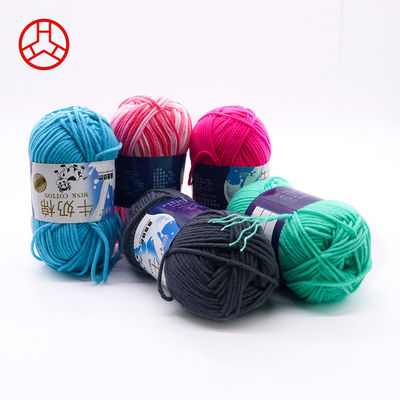 4 Ply Wool Crochet Knitting Thread for Sweater Accepted OEM/ODM and Milk Cotton Material