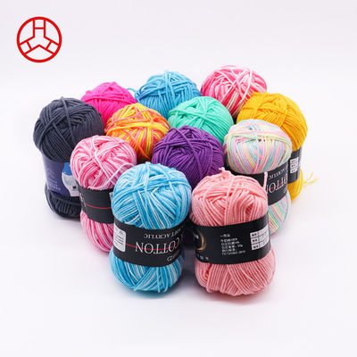 4 Ply Wool Crochet Knitting Thread for Sweater Accepted OEM/ODM and Milk Cotton Material