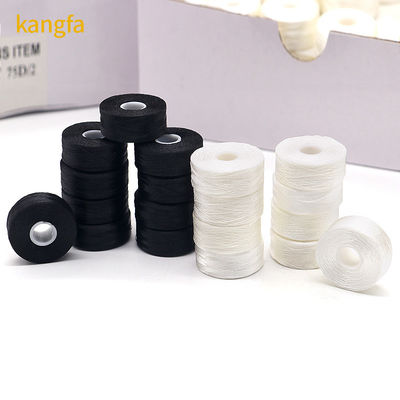 120Yard/cone Polyester Embroidery Thread Colored Pre-wound Bobbin Thread for Embroidery