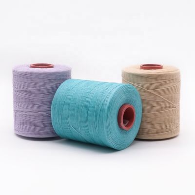 Sample 400g Flat Wax Thread Braided 0.7mm Waxed Thread Polyester Material 210D/16 Threads Waxed