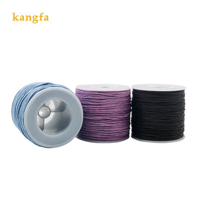 100% Cotton Roll Cord Waxed Thread Cord String Strap for Jewelry Making Plastic Cone