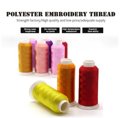 High Tenacity 120D/2 5000Y Polyester Embroidery Thread for Superior Embroidery Machine