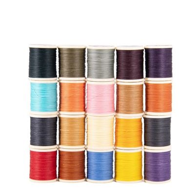 Hand Sewing 30g One Roll Round Wax Thread for DIY Leather Crafts 0.55MM Polyester