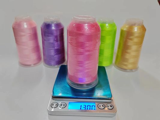 108D 120D/2 4000m 5000m Polyester Thread for Embroidery Machine Custom Requirement