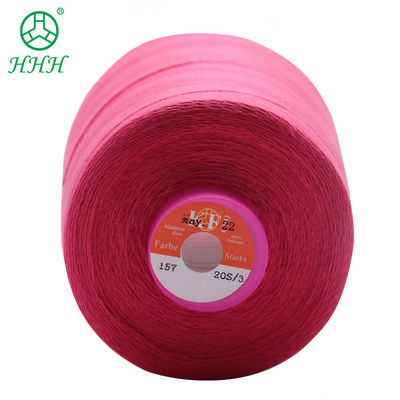 Durable High Strength 100% Crochet Polyester Cotton Cone Stitching Yarn Sewing Thread