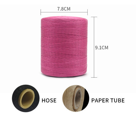 210D/1*16 Waxed Thread 1mm Polyester Thread for Steering Wheel Sewn Chemical-Resistant