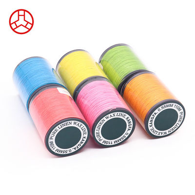 Hand Knitting 0.55mm Linen Waxed Thread 120m in 40 Colors for Macrame Projects