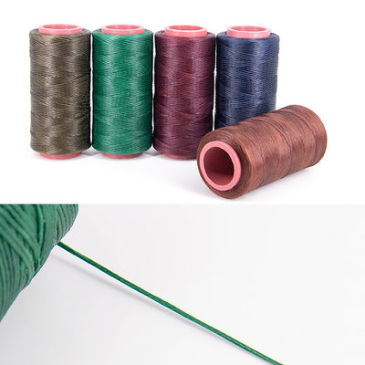 210D/16 High Tenacity 200M Flat Polyester Waxed Thread 1mm For Shoes Sewing Leather