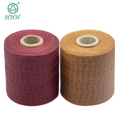 Single Color Flat Wax String 210D Nylon Waxed Thread for Sewing Polyester Thread
