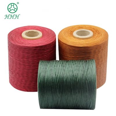 Single Color Flat Wax String 210D Nylon Waxed Thread for Sewing Polyester Thread