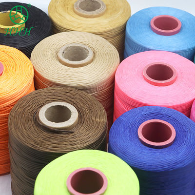 Spun Yarn Type Waxed Thread for Bracelets High Breaking Strength Polyester Sewing Thread