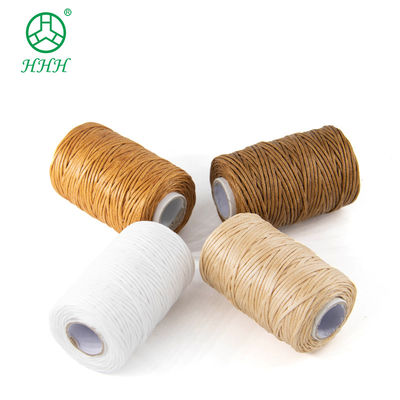 0.8mm Flat Waxed Polyester Stitching Thread for Leather Product Sewing and Durable
