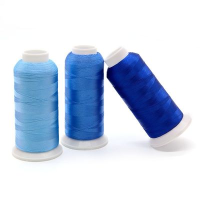 5000 yards Cone Sewing 100% Polyester 120d 2 Embroidery Thread 120g Weight for Sewing