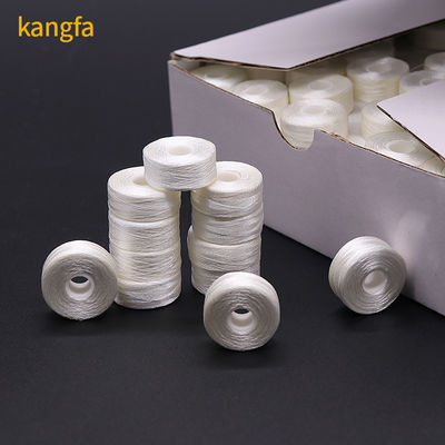 High Tenacity Polyester 75D/2 Wound Bobbins Threads 70D/2 Size L 144pcs/Box TH00017