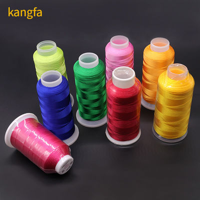 100g Kangfa Embroidery Thread 4000y 100% Polyester Mercerized 150d Sewing Thread Made