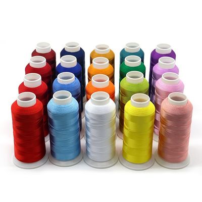 75D/2 Embroidery Thread for Machine Embroidery Durable Strong Thread hilo para bordar