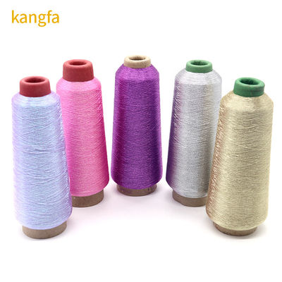 MERCERIZED Lurex Polyester Metallic Gold Silver Embroidery thread Border Lace Applique