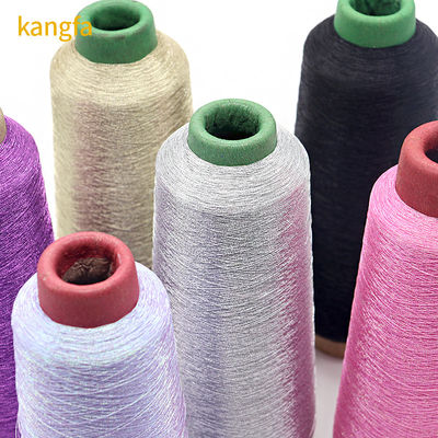 Metallic Embroidery Threads 100% Polyester for Sewing Machine Durable Overlock Textile