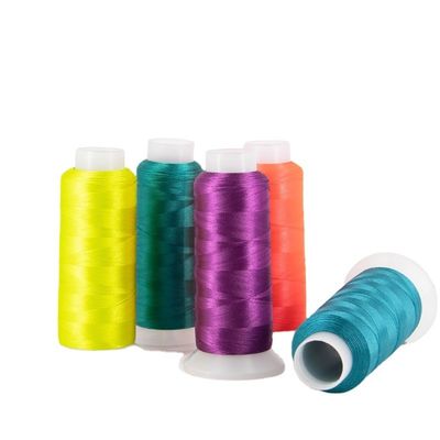 High Tenacity 120d/2 100% Viscose Rayon Embroidery Thread for Embroidery Machine Needs