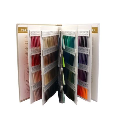 Embroidery Silk Thread Color Cards Book 5000y Length/cone and 100% Polyester