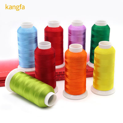 Low MOQ 120D/2 4000Y Fast Shipping Polyester Thread for Embroidery Machine 720 Colors