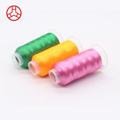 120D Viscose Rayon Embroidery Thread With UV Protection Abrasion Resistance