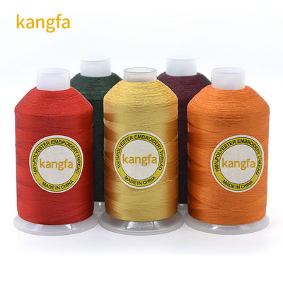 600 Colors Option 100% Polyester 120d 2 10000m Embroidery Thread for Hand Knitting