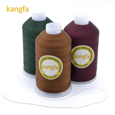 600 Colors Option 100% Polyester 120d 2 10000m Embroidery Thread for Hand Knitting