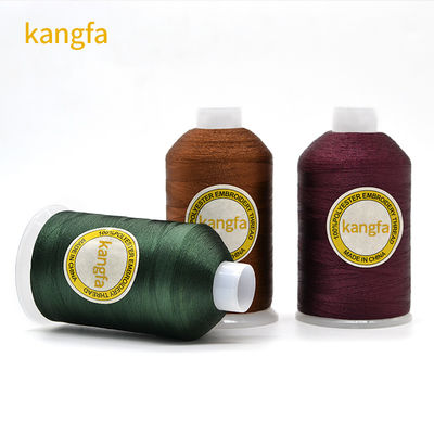 600 Colors Option 100% Polyester 120d 2 10000m Embroidery Thread for Hand Knitting