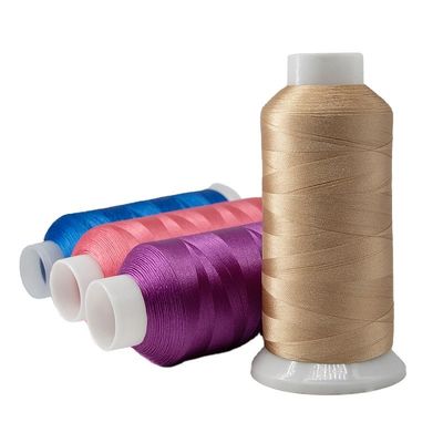 120D/2 5000Y 128g Golden Dyed Polyester Embroidery Thread for Machine Sewing Projects
