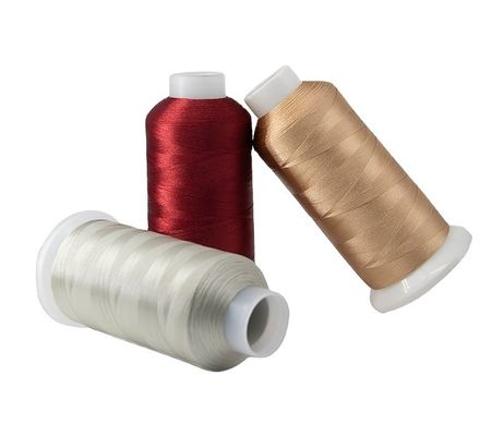 100% Polyester 120d 2 5000Y Embroidery Thread with Low Shrinkage OEM ODM Accepted