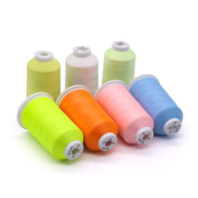 27 Colors Polyester 150D/2 Luminous Thread for Jean Sewing Reflective Embroidery Thread