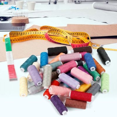 60 Colors Rainbow Polyester Sewing Thread For DIY Machine Embroidery UV Protect