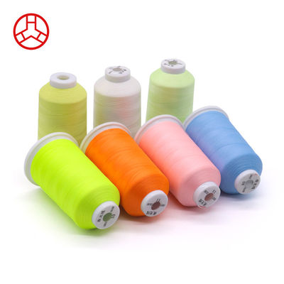 2600m Length KANGFA 150D Glowing Luminous Thread with Fluorescent Embroidery Effect