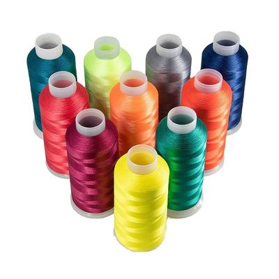 5000Y Length 120D/2 120g Sewing Machine 100% Polyester Wire Embroidery Thread for Gingko